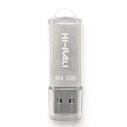 Флешка USB 64GB Hi-Rali Rocket Series Silver (HI-64GBVCSL), фото 1