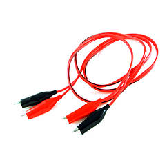 Пускові дроти для автомобілів із затискачами АКБ типу Крокодил довжина 1 метр мідний дріт 1.0 мм2 морозостійкі до -40 °C з пусковим