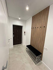 Стінова панель. Матеріал МДФ. Колір Дуб Сонома. Decorpaneli