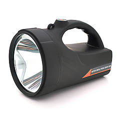 DR-ліхтар пошуковий Watton WT-240, 1LED T6, 20W, 3 режими, 7000mah, Black, IP40, СЗП + АЗП, 195х120х140 мм, BOX