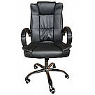Офісне крісло операторське для персоналу Bonro B-607 крісло для офісу комп'ютерне чорне крісла офісні, фото 5