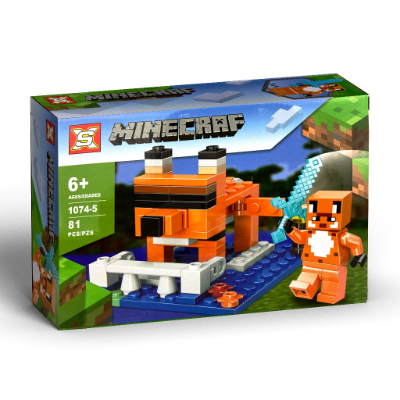 Конструктор (Minecraft) Майнкрафт, 81 деталь (1074-5)