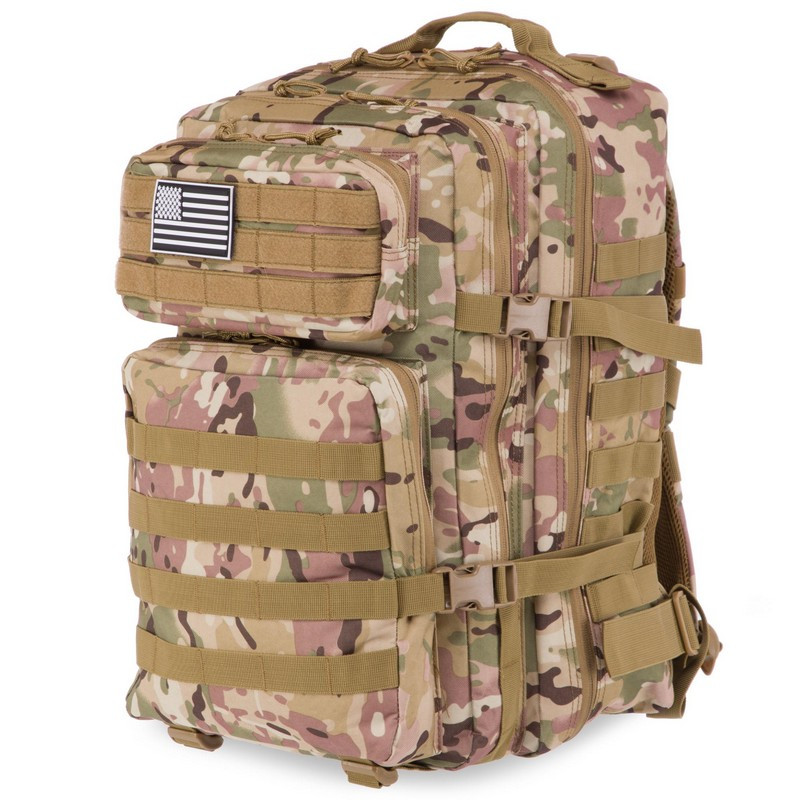 Рюкзак тактичний ZK-5507 35 л камуфляж multicam / рюкзак військовий армійський мультикам