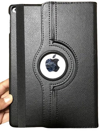 Шкіряний чохол книжка 360 на Apple iPad 10.2 (2021 / 2020 / 2019) / чорний, фото 4