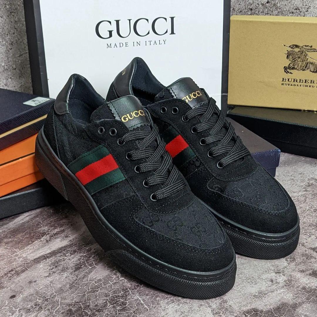 Чоловічі кеди Gucci CK4598 чорні