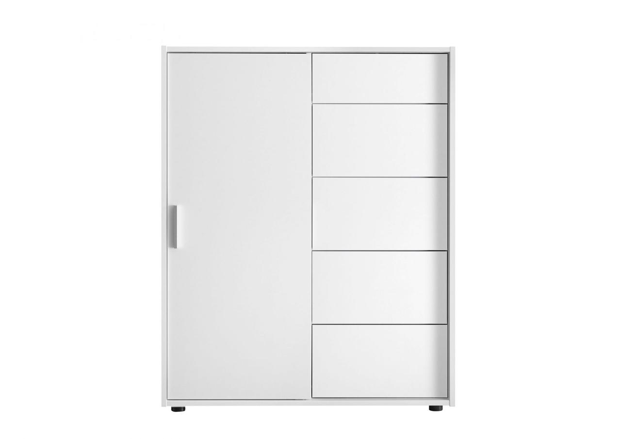 Комод Кейс 1дв 5шх (Білий) 102, фото 1