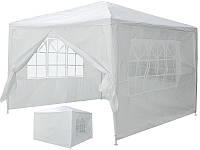 Павильон тент палатка альтанка торговая 3 х 3 + 4 стены белая