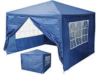 Павильон тент палатка альтанка торговая 3 х 3 + 4 стены синий