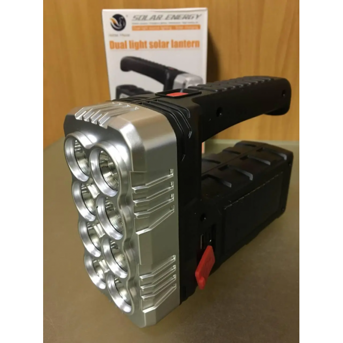 Світлодіодний акумуляторний ліхтар Hotter Mouse 7702-A-2 із сонячною панеллю USB