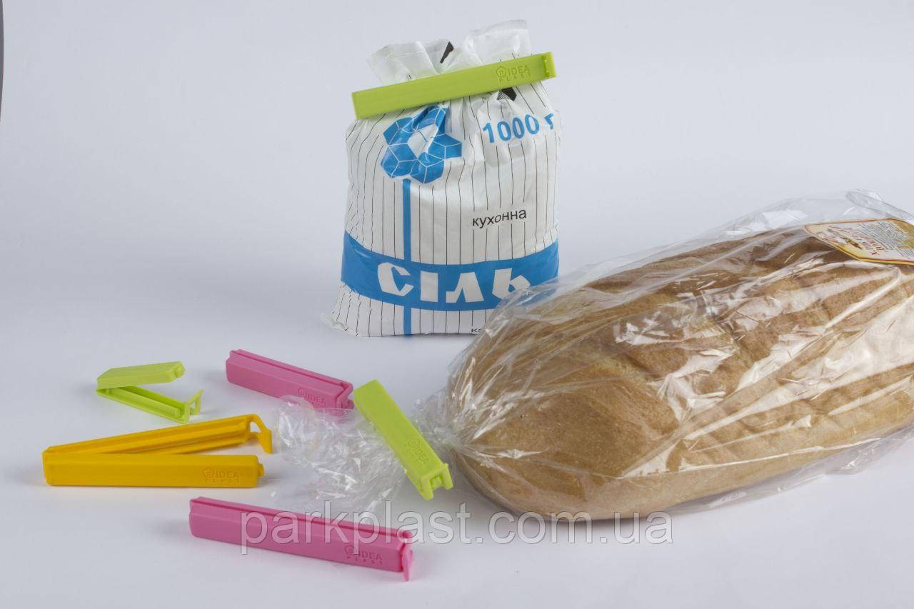 Затискачі для пакетів хліба