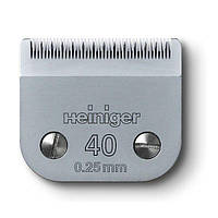 Нож стандарта А5 для стрижки животных Heiniger 0,25 мм. #40