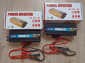 Перетворювач напруги інвертор 12V 220V EAFC Power Inverter 12V to 220V 2000 Вт