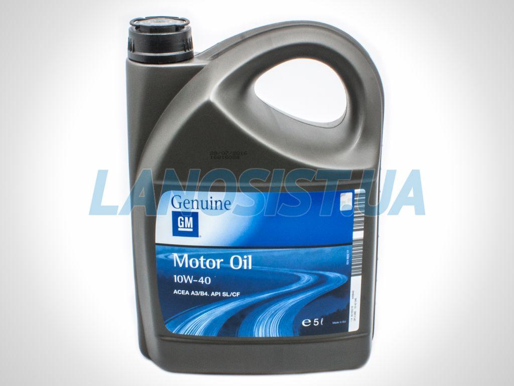 Олива моторна GM 10W-40 5L 1942046