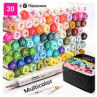 Набор двусторонних маркеров Touch Multicolor 30 цветов для рисования и скетчинга на спиртовой основе SV SV SV