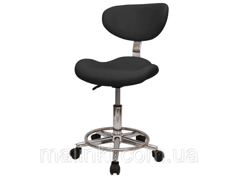 Стілець для майстра модель 827 А чорний, фото 1