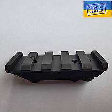 Планка Пікатінні (У) для АК, АК-74У, АКСУ зі свердлами в комплекті., фото 4