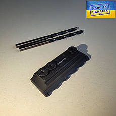 Планка Пікатінні (У) для АК, АК-74У, АКСУ зі свердлами в комплекті., фото 3