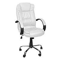 Кресло компьютерное офисное белое Malatec