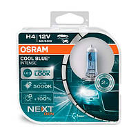 Галогенная автолампа Osram H4 Next Gen Cool Blue Intense H4 12V 60/55W P43t 64193CBN-HCB