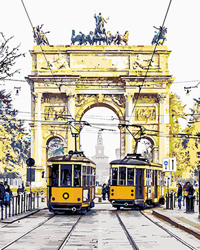 Картини за номерами Мілан LC30127