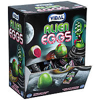 Жевательные резинки Инопланетное яйцо БЕЗ ГЛЮТЕНА Vidal Alien Eggs (200шт х 5г) Испания