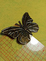 Филигрань. Бабочка.Цвет метала бронза 60 мм.