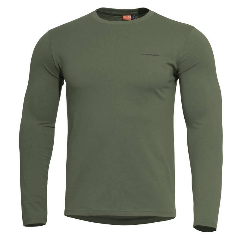 Футболка на довгий рукав Pentagon AGERON 2.0 LONG ARM SHIRT K09029-2.0 Large, Олива (Olive)