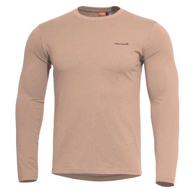 Футболка на довгий рукав Pentagon AGERON 2.0 LONG ARM SHIRT K09029-2.0 Medium, Хакі (Khaki)
