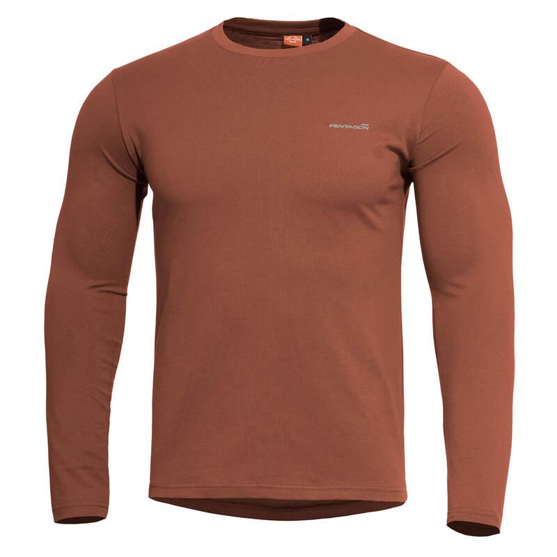 Футболка на довгий рукав Pentagon AGERON 2.0 LONG ARM SHIRT K09029-2.0 Medium, Maroon Red