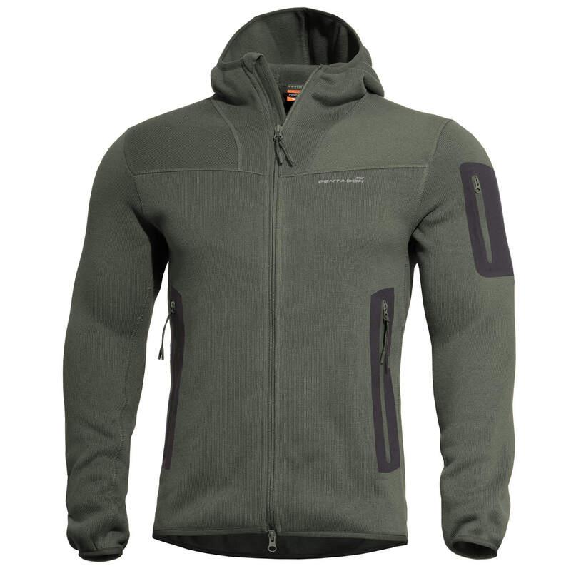Флісова кофта Pentagon Polartec FALCON PRO SWEATER K08036 Medium, Camo Green (Олива)