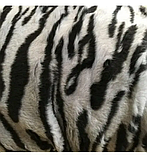 Чохли салону автомобіля універсальні хутряні комплект перед+зад тигр темно-сірий, фото 2