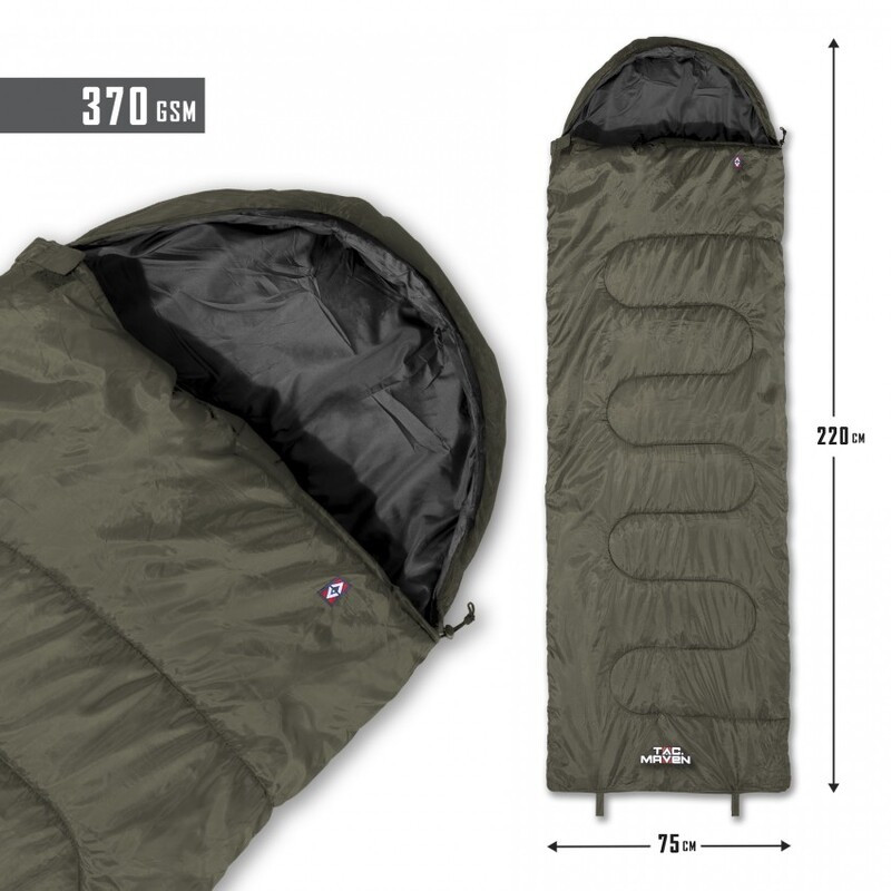 Спальник Pentagon Major Sleeping Bag 370gr/M² D19002 RAL7013 (Олива)