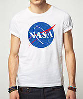 Чоловіча футболка НАСА біла футболка