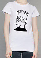 Жіноча футболка/футболка з Бартом Сімпсоном/Футболка Симпсони