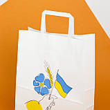Подарунковий Пакет української тематики 260*150*350 Пакет з малюнком "Прапор Перемоги", фото 3