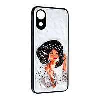 Чехол накладка Prisma Ladies для Samsung Galaxy A03 Core (на самсунг а03 кор) Girl in a hat