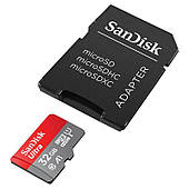 Карта пам'яті SanDisk micro SD 32 GB Class 10 + адаптер