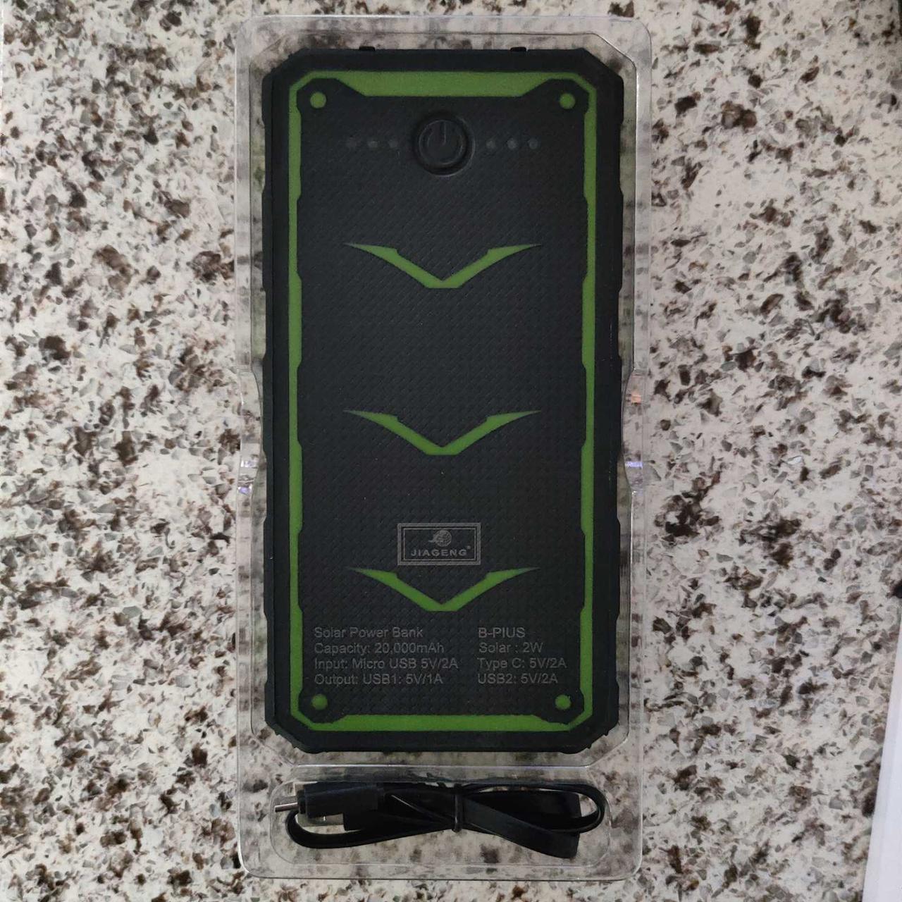 Портативное зарядное устройство повербанк Power Bank Solar 20000 mAh на солнечной  батарее с фонарем (ID#1749027886), цена: 1404 ?, купить на Prom.ua