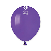 Латексна кулька Gemar 5"(13 см)/08 Пастель фіолетовий