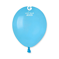 Латексна кулька Gemar 5"(13 см)/09 Пастель блакитний