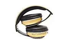 Навушники бездротові Bluetooth Monster Beats TM-13 з mp3, Bluetooth навушники, навушники накладні золотисті, фото 4