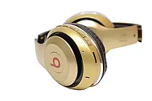 Навушники бездротові Bluetooth Monster Beats TM-13 з mp3, Bluetooth навушники, навушники накладні золотисті, фото 5