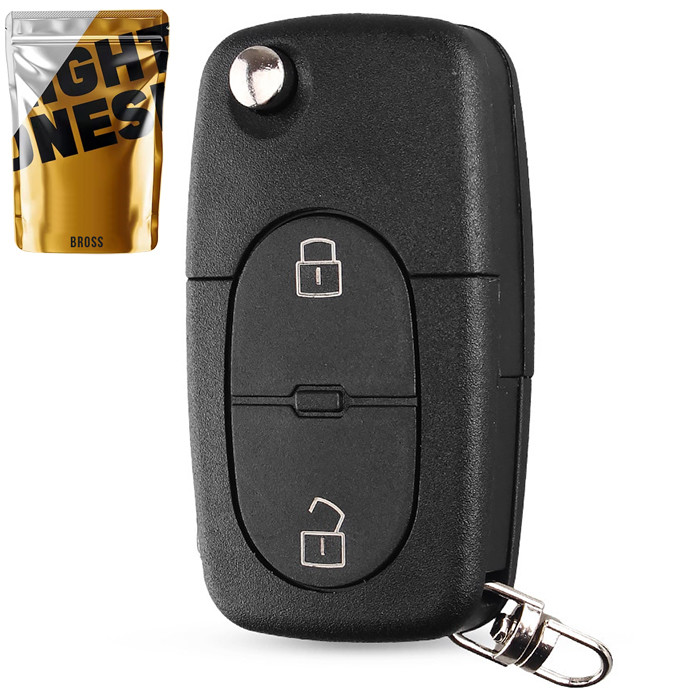 Викидний корпус ключа на 2 кнопки Volkswagen Golf 4, Bora, Jetta, New Beetle, Passat B5 (батарейка CR1616