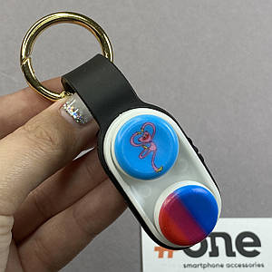 Антистрес іграшка Pop Puck поп пак магнітна кишенькова розвиваюча іграшка чорна