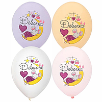 Латексна кулька BELBAL 12"(30 см) З народженням "Дівчинка" (рос.)