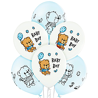 Латексна кулька BELBAL 12"(30 см) Baby Boy Хлопчик Ведмедик