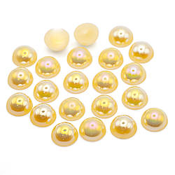 Напівнамистини акрилові 3 мм +-500 шт. Жовтий перламутр