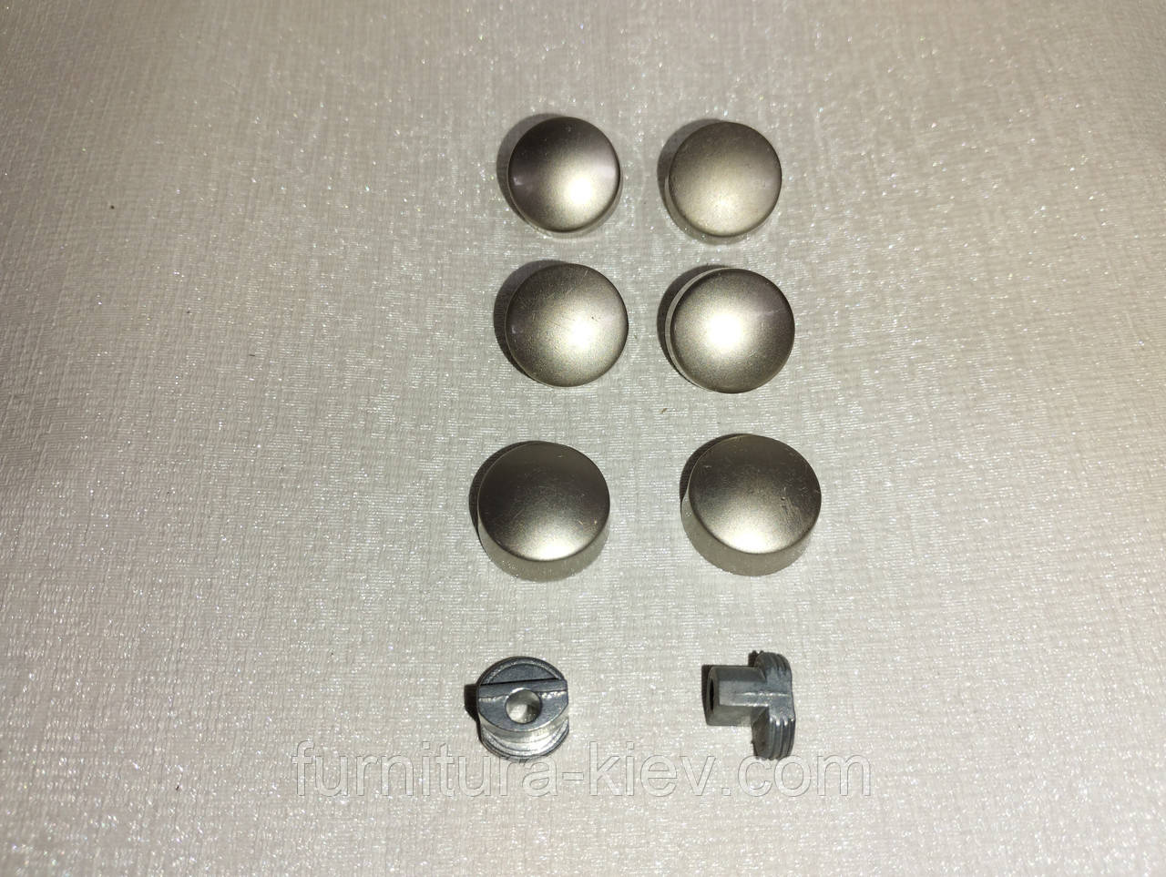 Набір дзеркало тримачів сатин метал 6 шт., фото 1