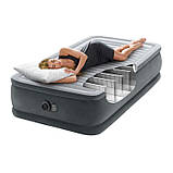 Intex 64412 надувная кровать Comfort Plush Elevated 191х99х46 см с встроенным электронасосом, фото 4