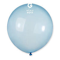 Латексный шарик Gemar 19"/44 Кристалл прозрачный синий